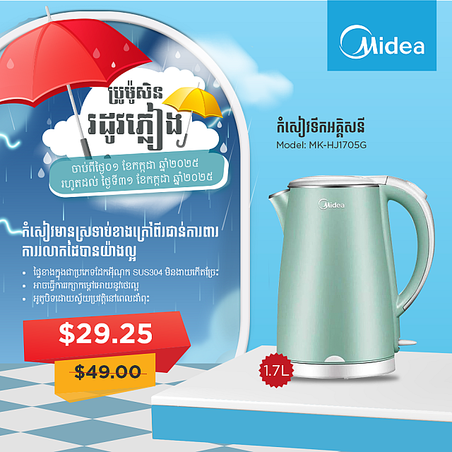 Midea Kettle (1.7L)